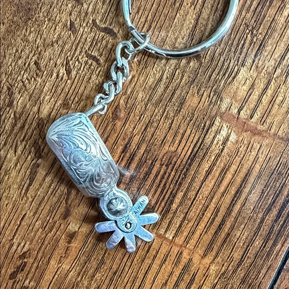 Charro Spurs Keychain